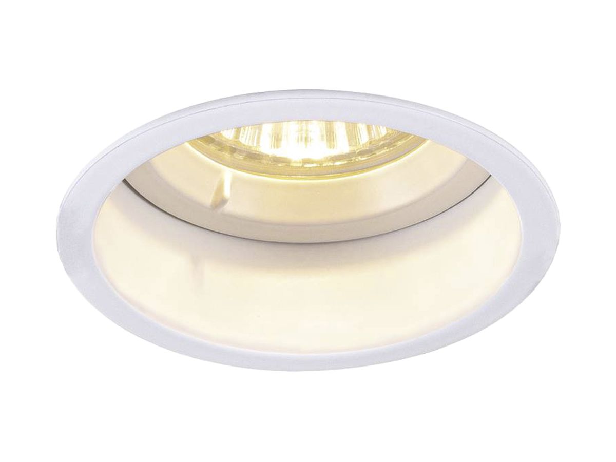 Downlight SLV HORN GU10 25W Ø76mm Aluminium weiss