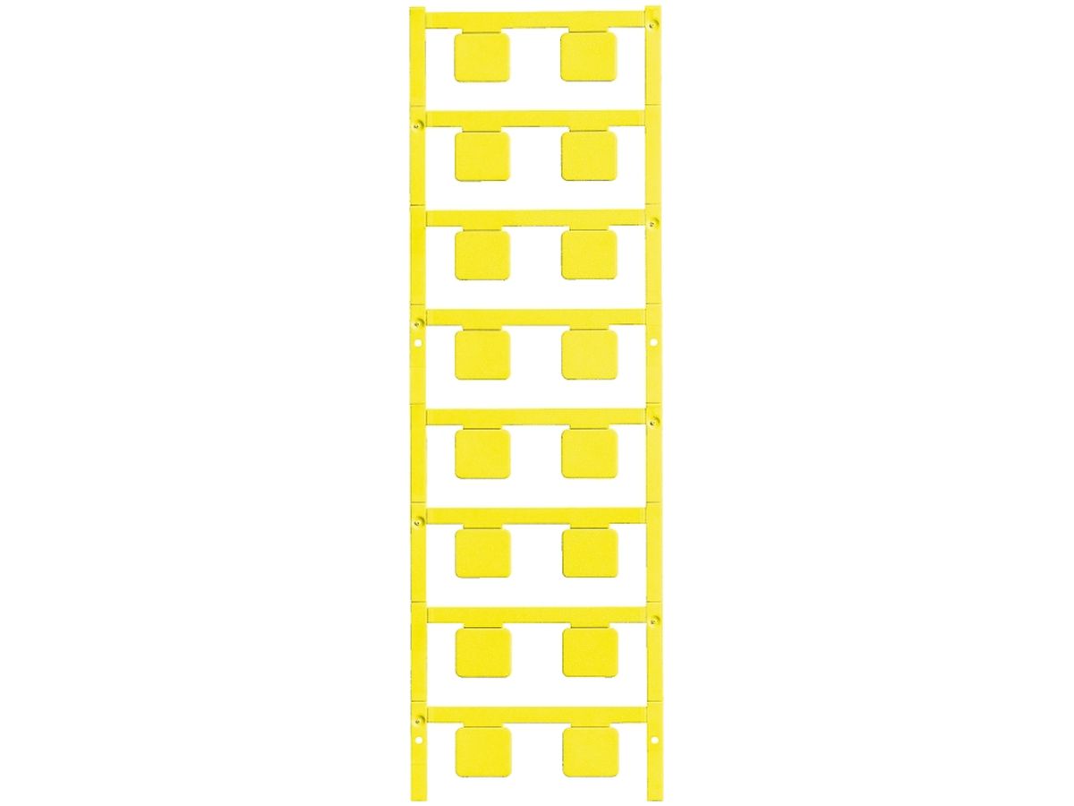 Gerätemarkierer Weidmüller MultiCard CC 15×17mm PA66 gelb