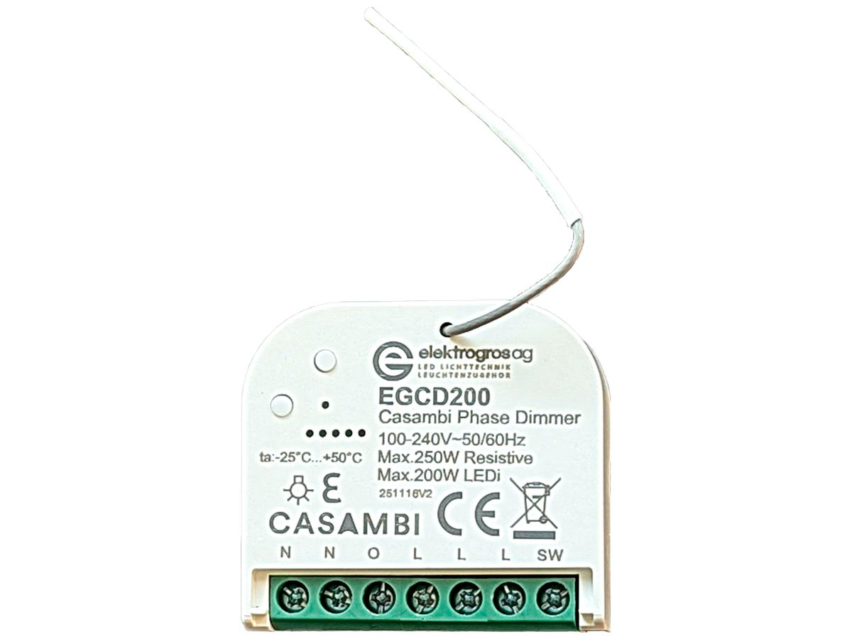 Lichtsteuerung Elektrogros CASAMBI IP20 IN:100…240V OUT:230V DIM