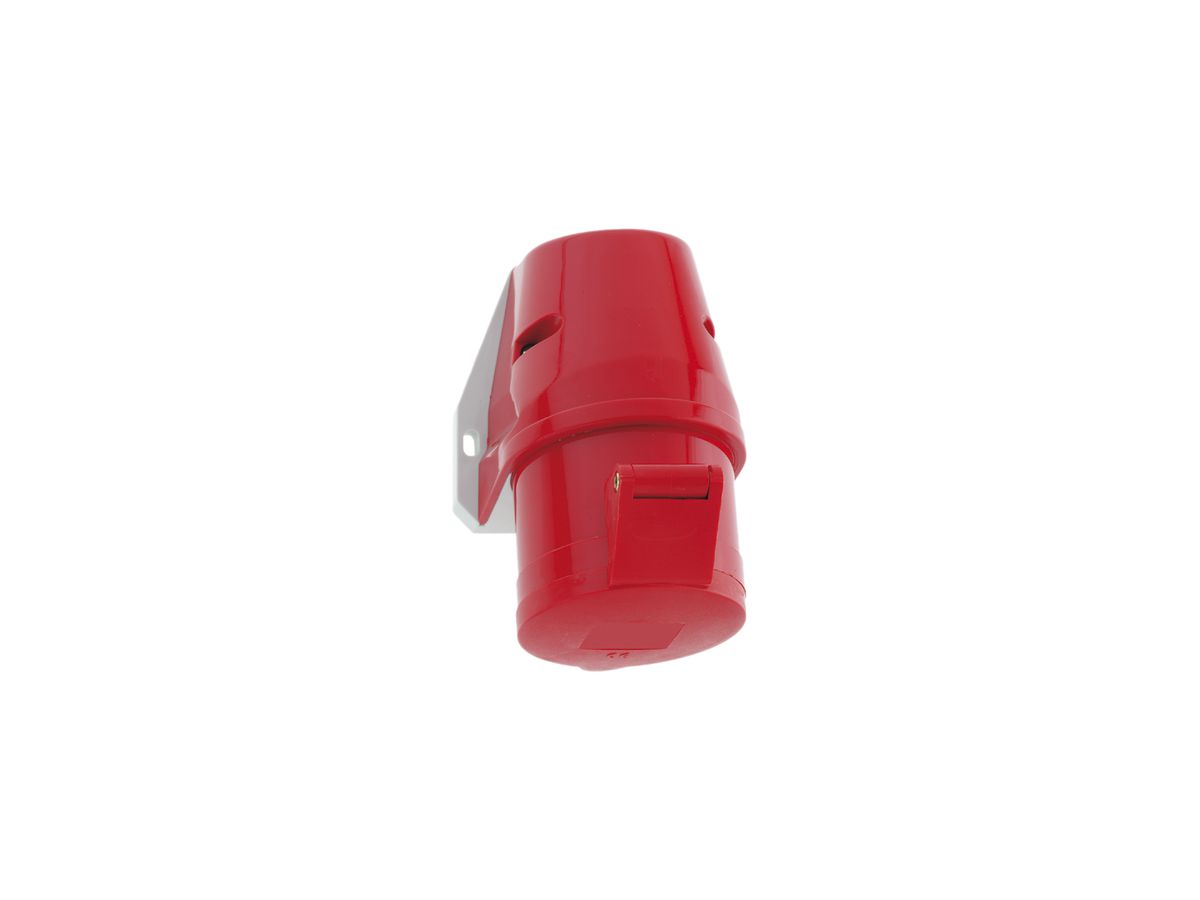AP-Steckdose CEE Bals 4P 16A 400V 6h rot IP 44 Messing Quick C.