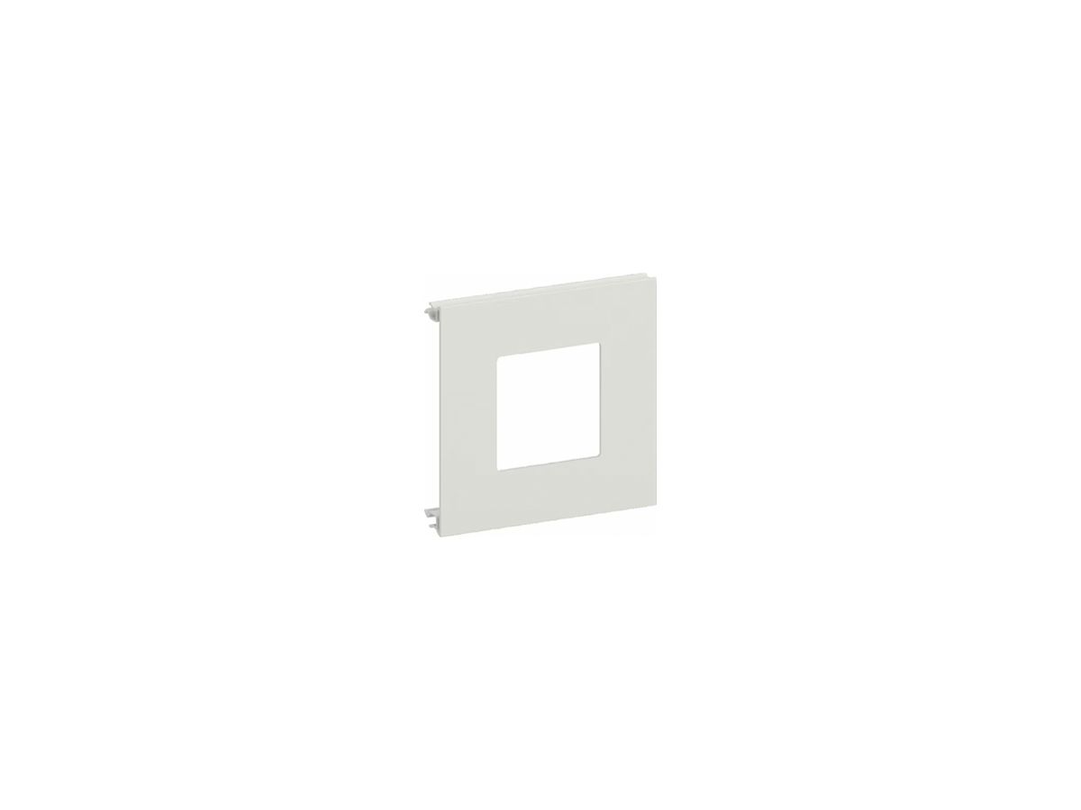 Blende tehalit 60×60mm für BR/BRH Oberteil 120mm verkehrsweiss