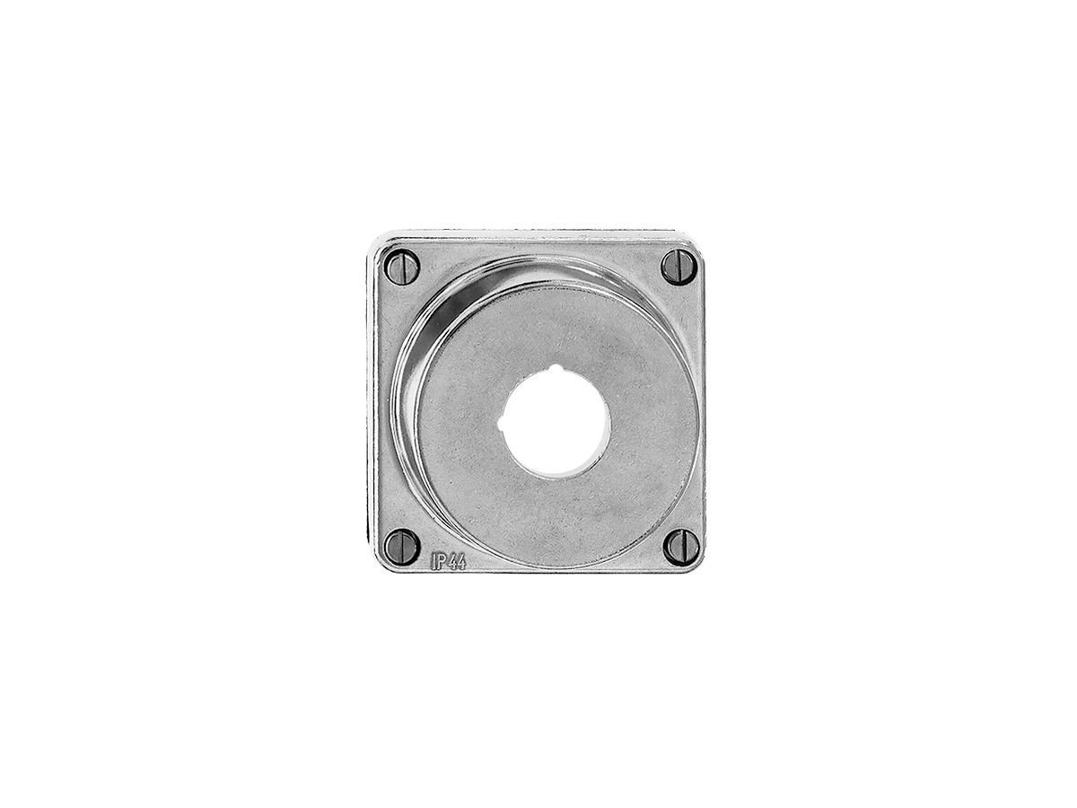 Blindabdeckung nass AG, GUP Al natur mit Bohrung 22.5mm