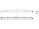 LED-Feuchtraumleuchte CoreLine WT120C 17W 2700lm 4000K IP66 1215mm grau
