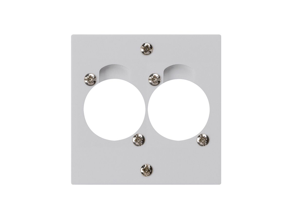 UP-Montageset für 2 XLR hellgrau kallysto