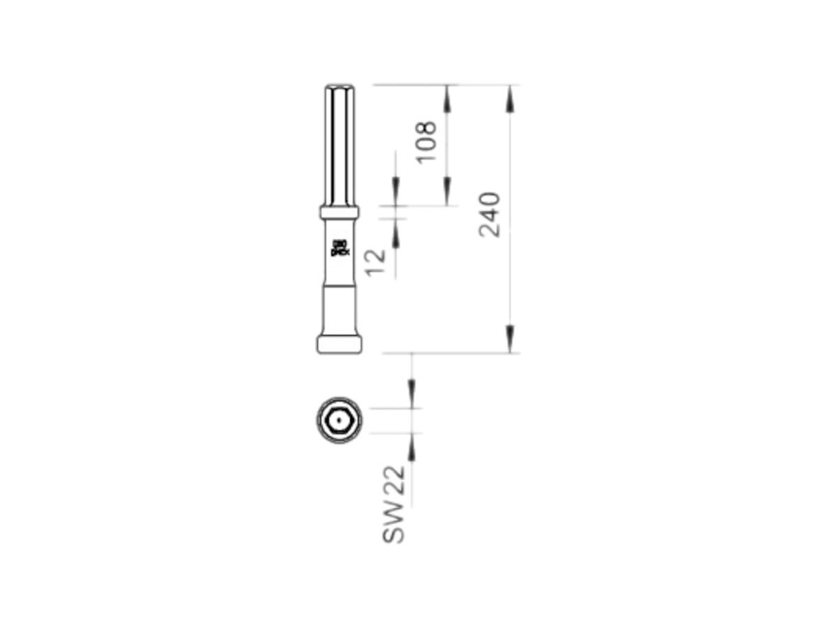 Hammereinsatz Bettermann Ø20mm