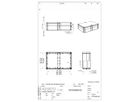 Apparate-Gehäuse RW CUBO O 400×600×180mm OPCP G OHI CP 1H grau