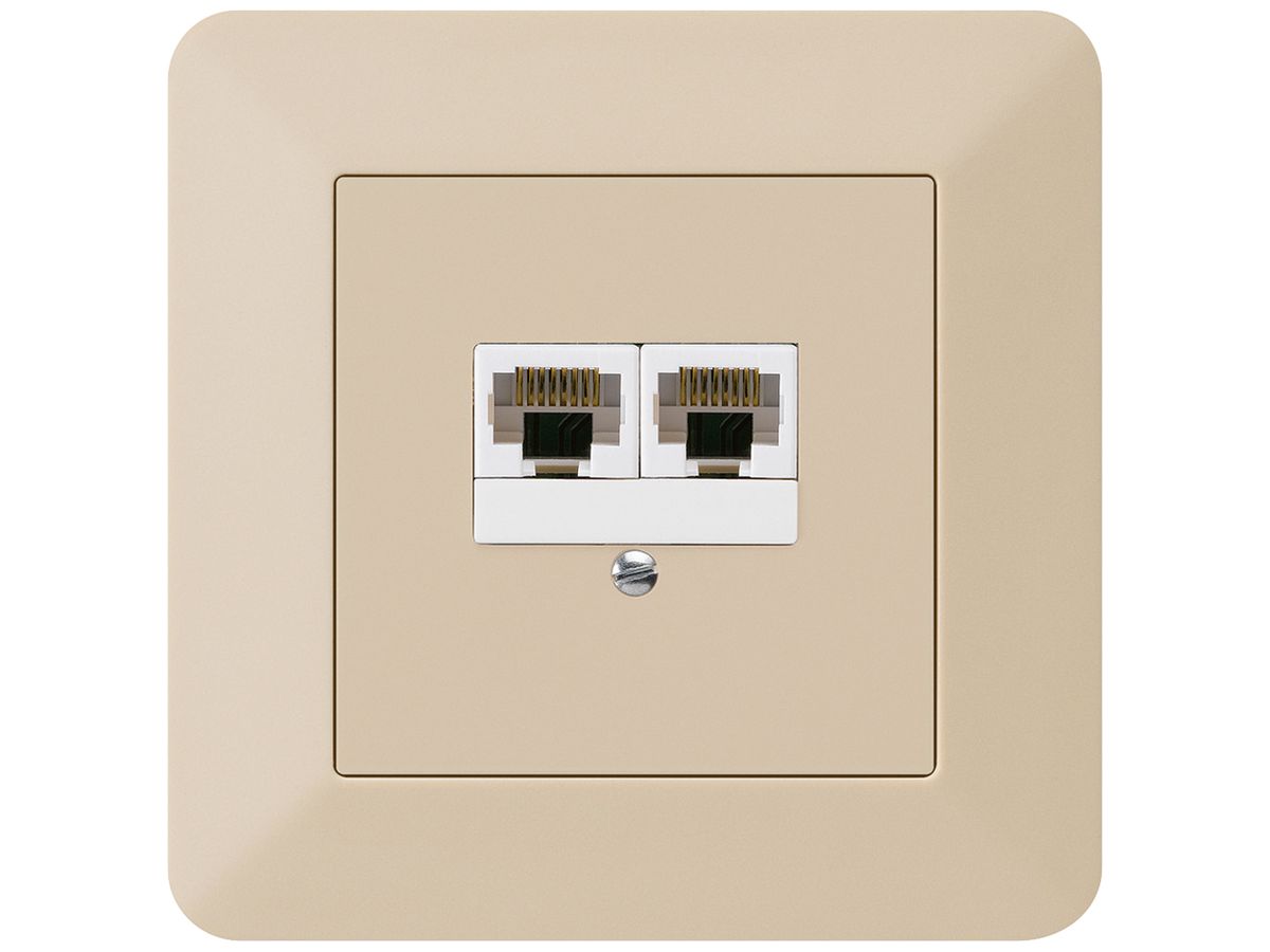 UP-Dose kallysto.trend 2×RJ45u parallel beige