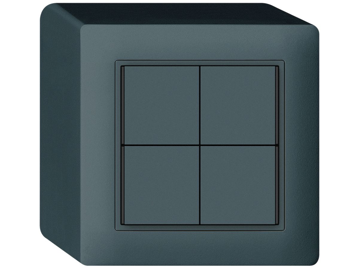 AP-Taster KNX KAL 4×Tasten 4×Betätigungspunkte LED anthrazit