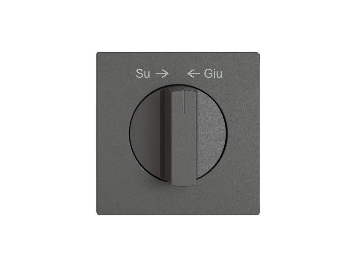 Montageset EDIZIO.liv SNAPFIX® f.Drehschalter m.Griff Su → ← Giù dgu