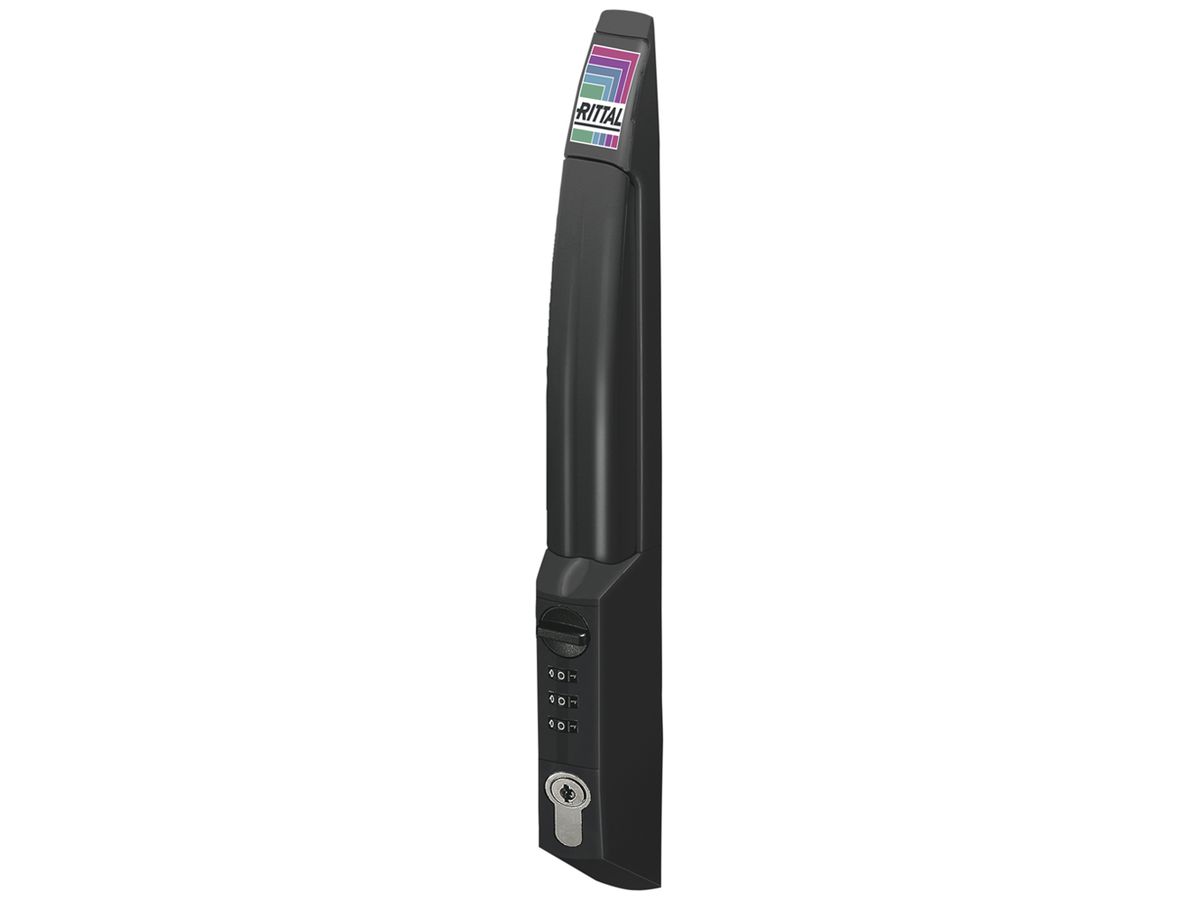 Griff Rittal DK 7200.801 Schwenkhebel comfort mit 3-Ziffer-Codeschloss