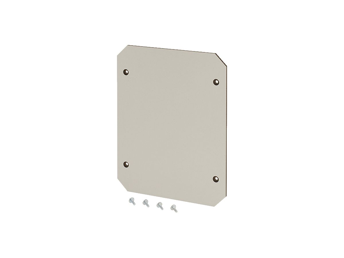Montageplatte Hensel, Isolierstoff 4mm stark, für Leergehäuse EB 25…