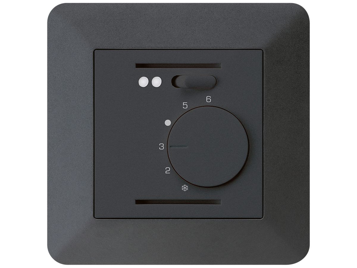 UP-Raumthermostat kallysto.trend schwarz für Fussbodenheizung