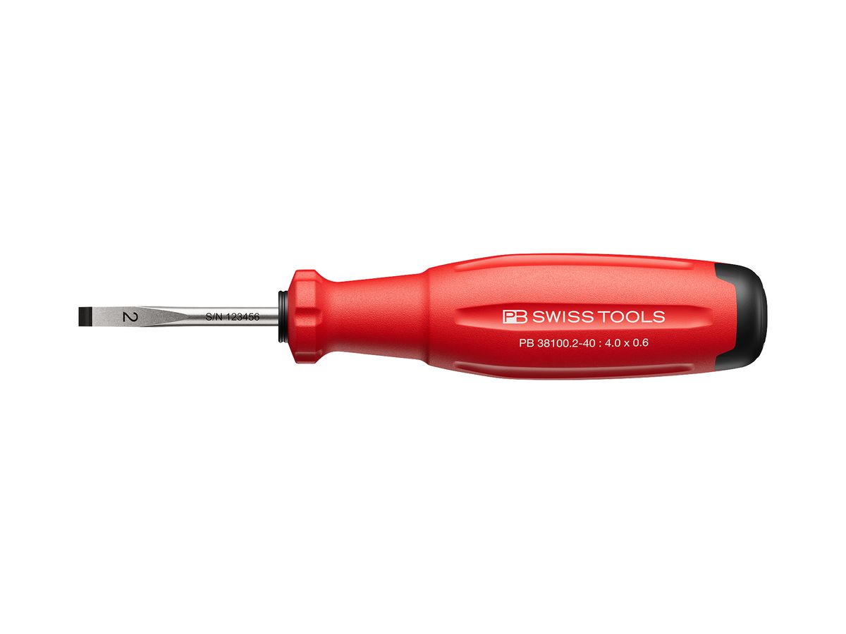 Schraubenzieher PB SwissGrip Evo 0.6×4×40mm