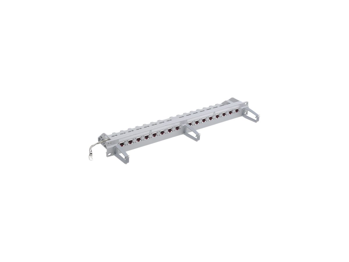 Rangierfeld 19" Kat.6A 16RJ45/s 1HE