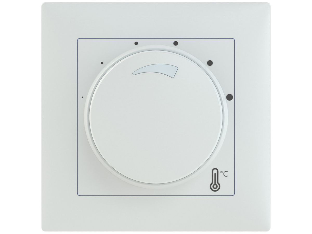 UP-Raumthermostat ABB SIDUS B heizen NO 230VAC/10A 5…30°C ws