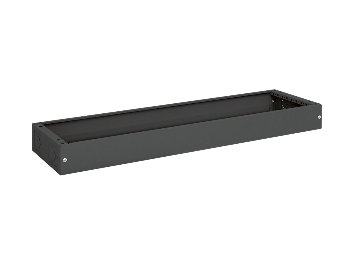 Sockel Hager univers 100×1050×275mm für Schrank FR schwarz RAL 9005