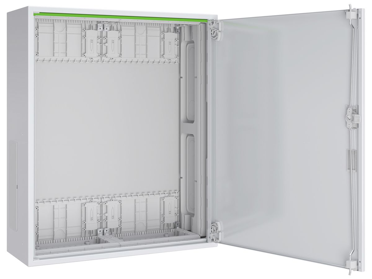 Wandgehäuse PrismaSeT XL IP44 m.Tür 550×650×210mm 2 Felder 4 Reihen