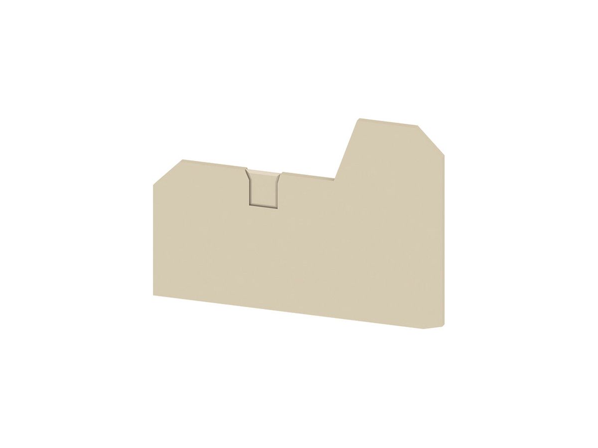 Abschlussplatte Weidmüller SLEP 3C 10mm² 2.2mm V0 beige