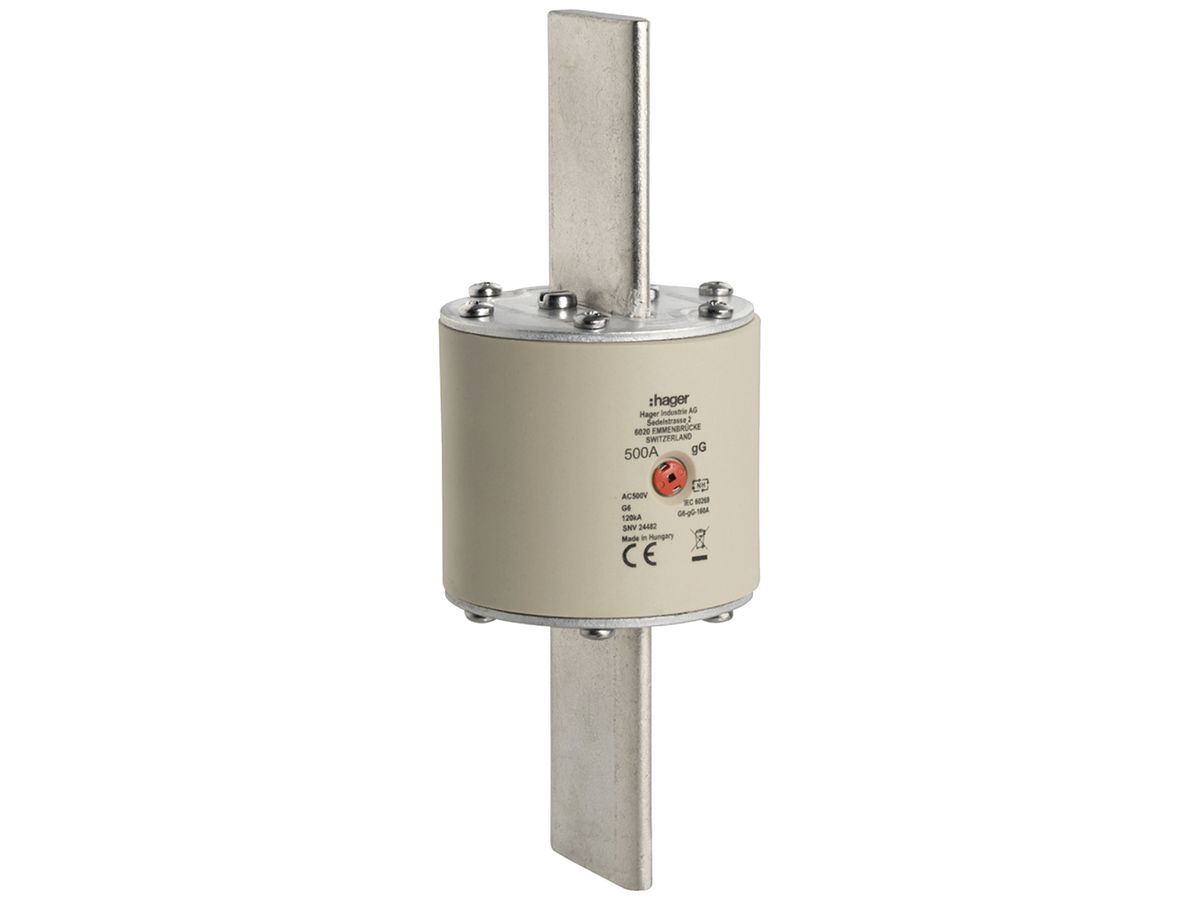 NH-Sicherung Hager SEV G6 500V AC 500A gG Mittenkennmelder