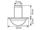 EB-Präsenzmelder ESYLUX PD-C 360i/12 mini, opal matt