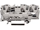 Durchgangsklemme WAGO TOPJOB-S 6mm² 3L grau Serie 2006
