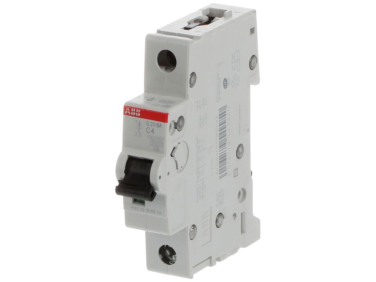 Leitungsschutzschalter ABB S201M-C4 4A C 10kA