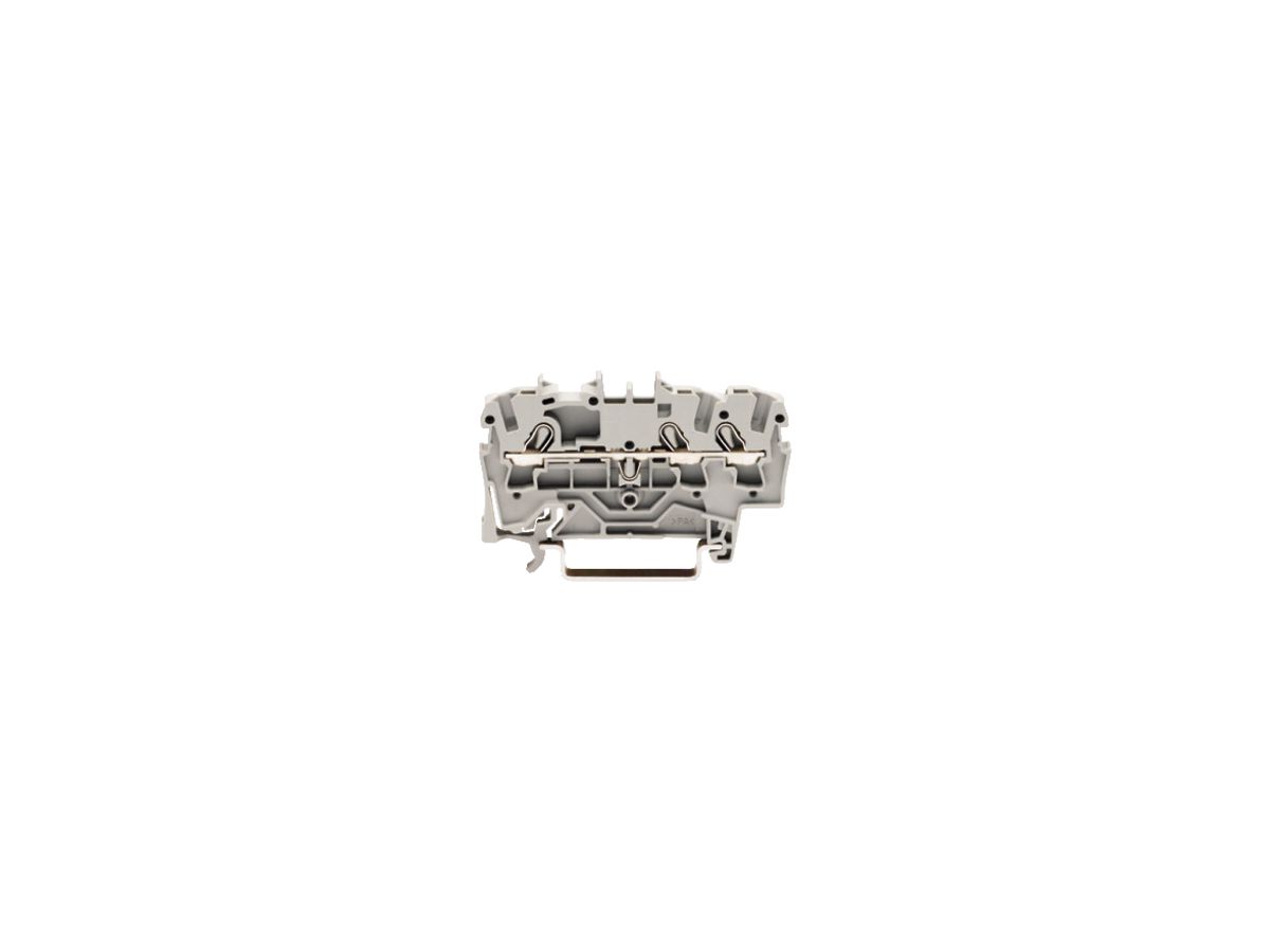 Durchgangsklemme WAGO TOPJOB-S 2.5mm² 3L grau Serie 2002