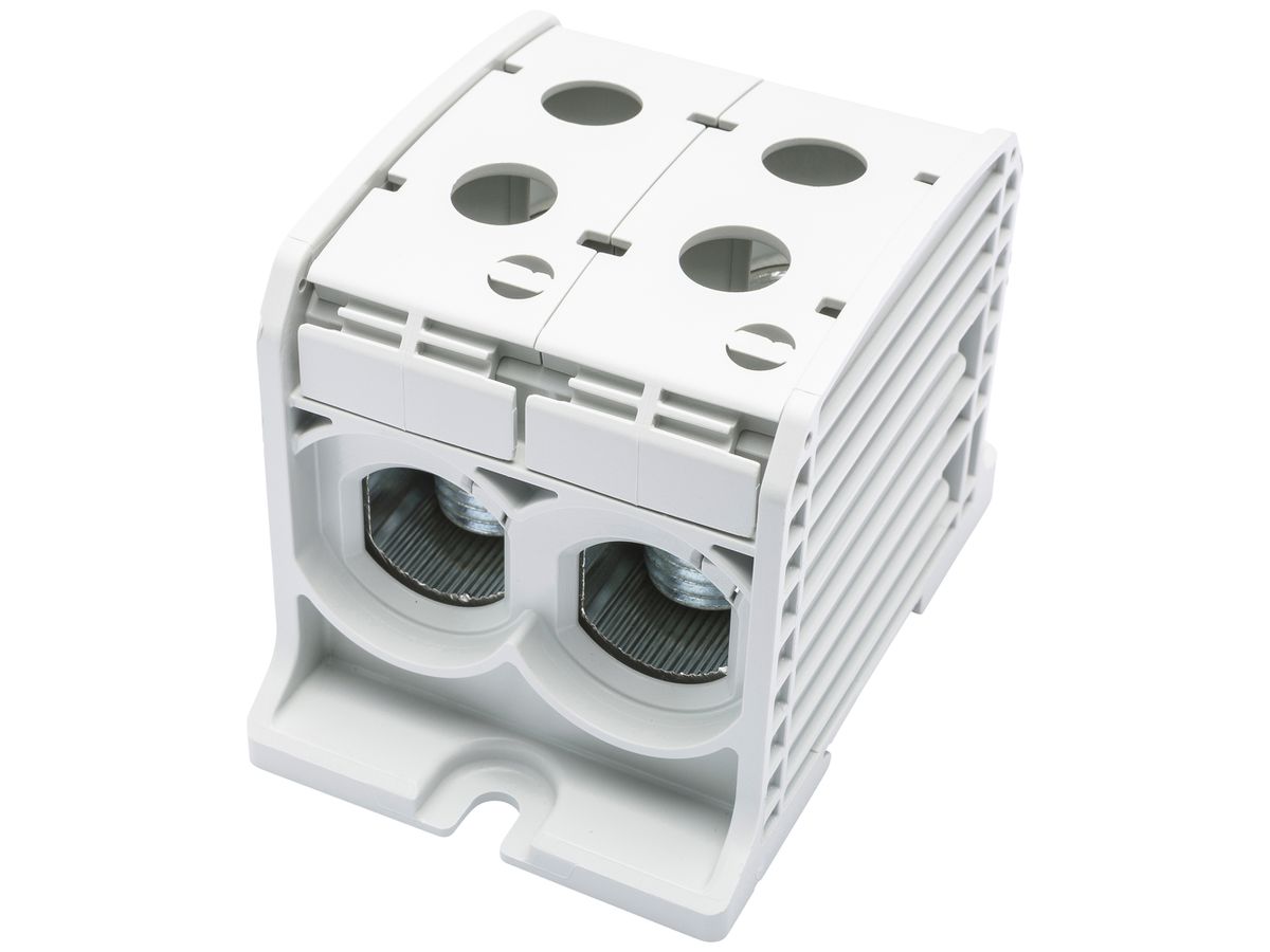 Verteilerblock Bals RKA 185 1P 353A 2×Eingang 2×Ausgang 10…95mm² grau