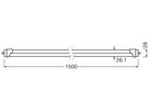 LED-Röhre LEDVANCE G13 22.1W 4100lm 4000K 1500mm T8 mattiert 120°