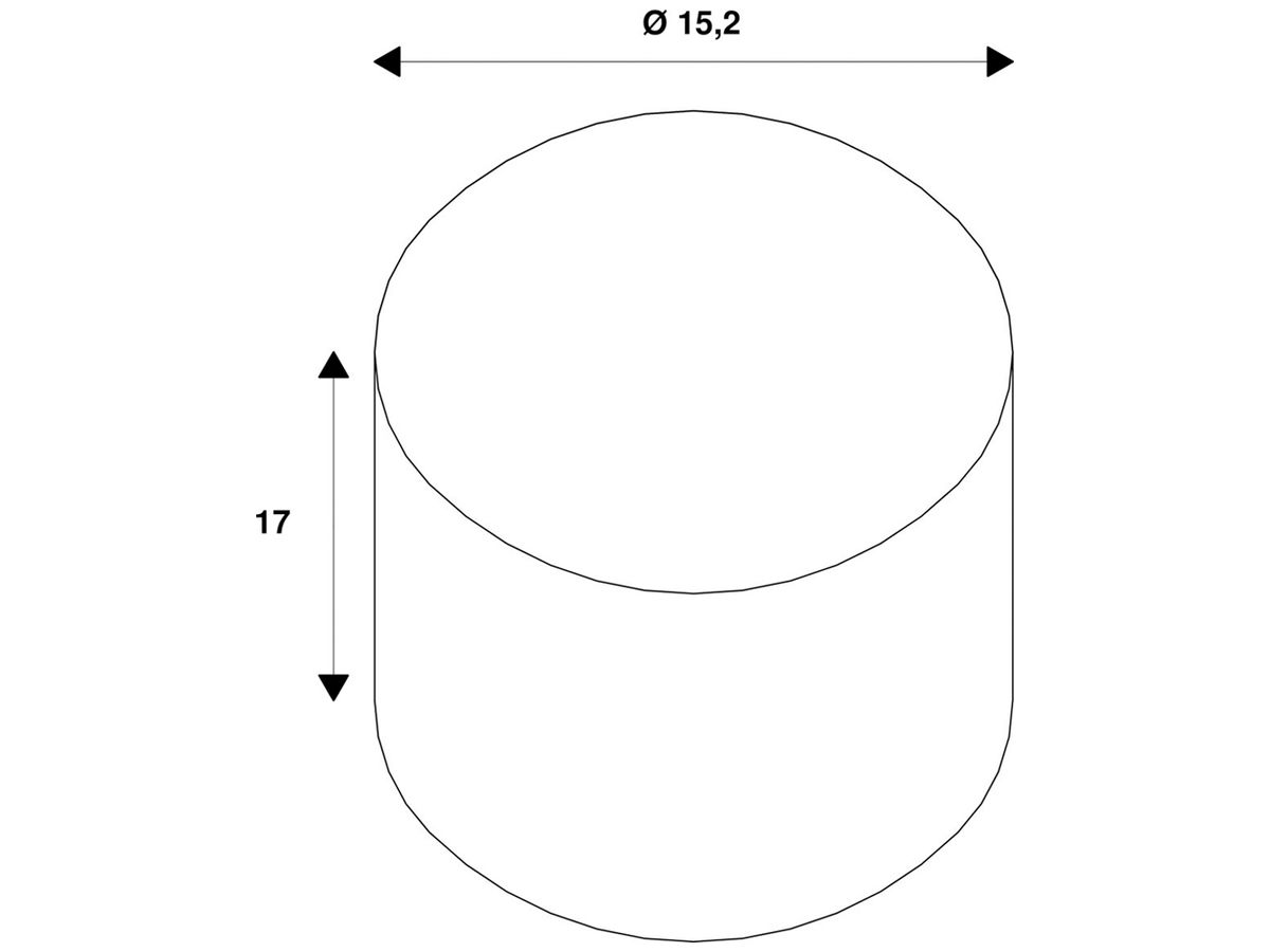Leuchtenschirm SLV LALU CONE rund konisch Stahl Ø152×170mm schwarz bronze unifa.