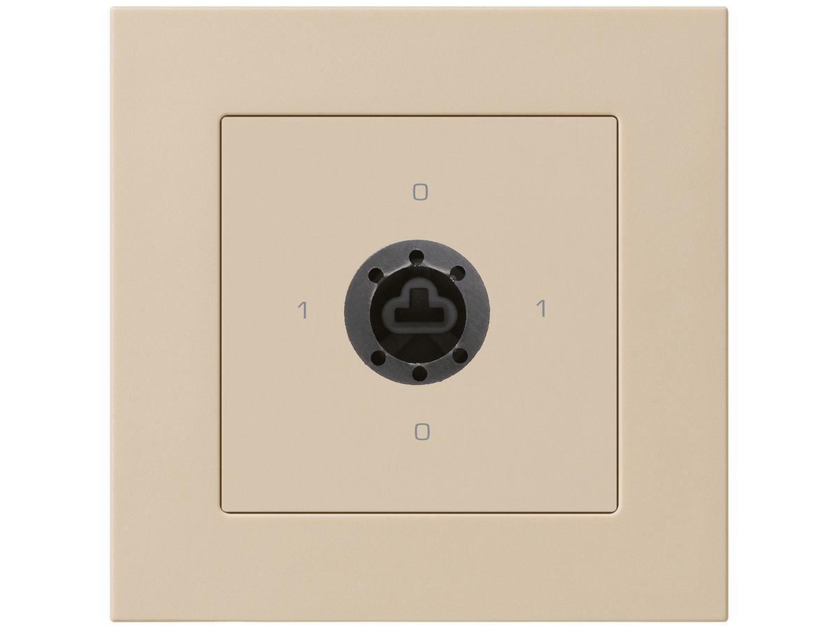UP-Drehschalter kallysto.pro 0/2L beige für Sicherheitsschloss ohne Zylinder