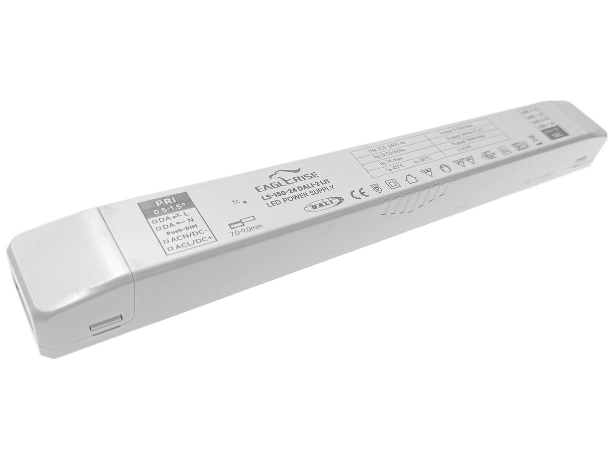 LED-Betriebsgerät Eaglerise LS-150-24 DALI2 LI1 0…150W 24V 0…6250mA DALI-2