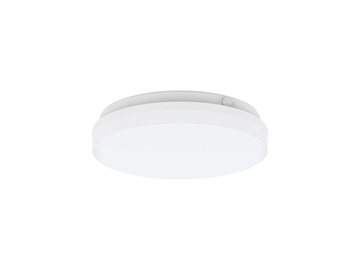 LED-Deckenleuchte DOTLUX SURFACEexit 22W 2740lm 830/840/857 IP54 EM 3h Ø300mm ws