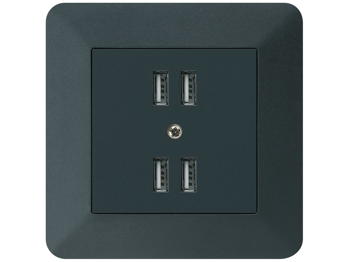 UP-Steckdose 4×USB kallysto.trend 2400mA schwarz