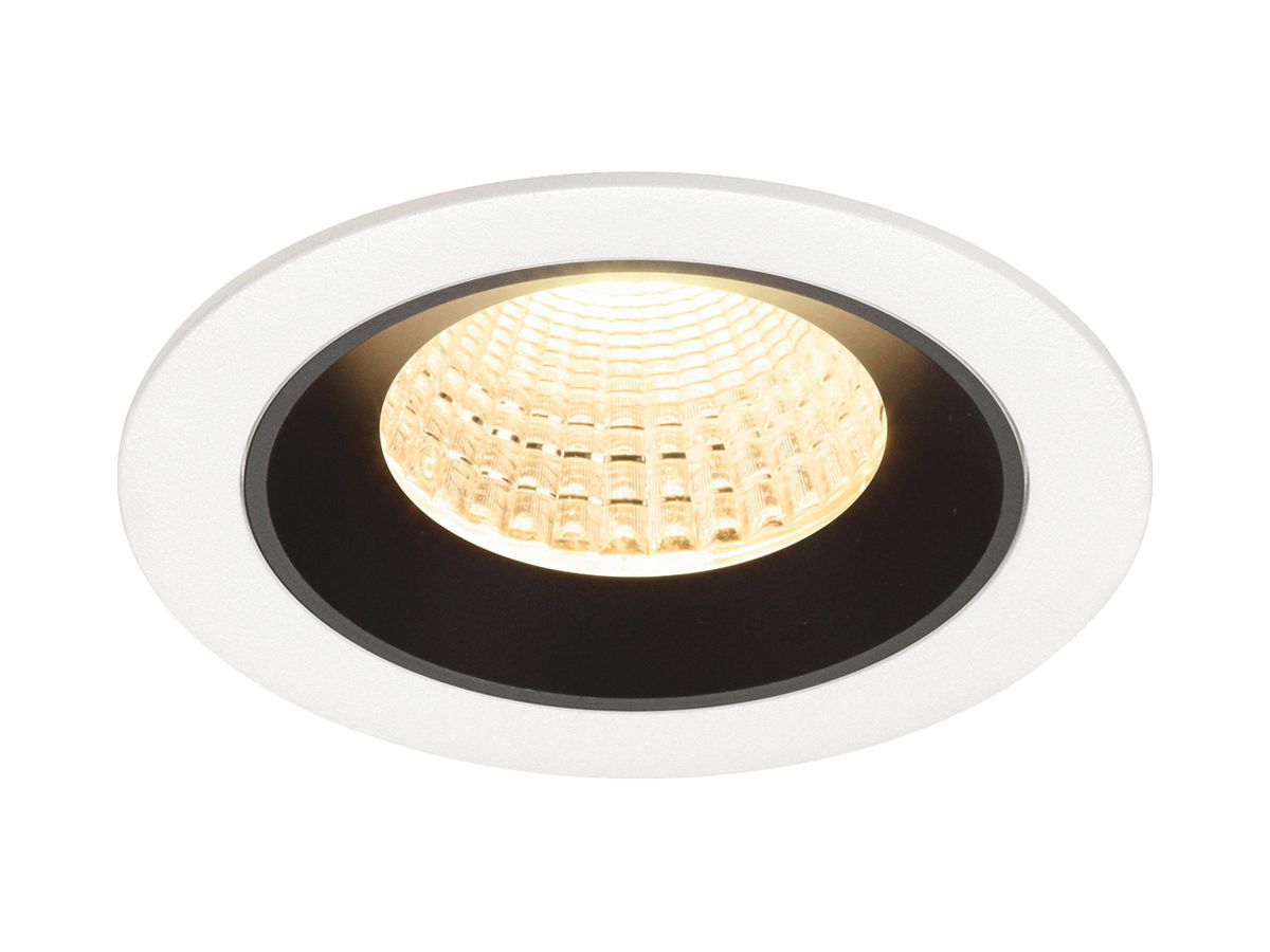 LED-Downlight SLV NUMINOS M 12W 1800lm 3000K WB DALI Ø90 ws/sz