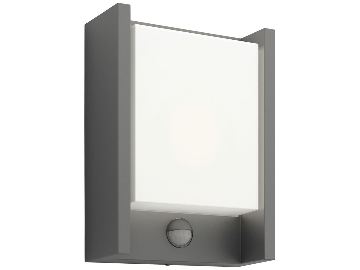 LED-Wandleuchte Philips Arbour IR 3.8W 800lm 2700K IP44 direkt anthrazit