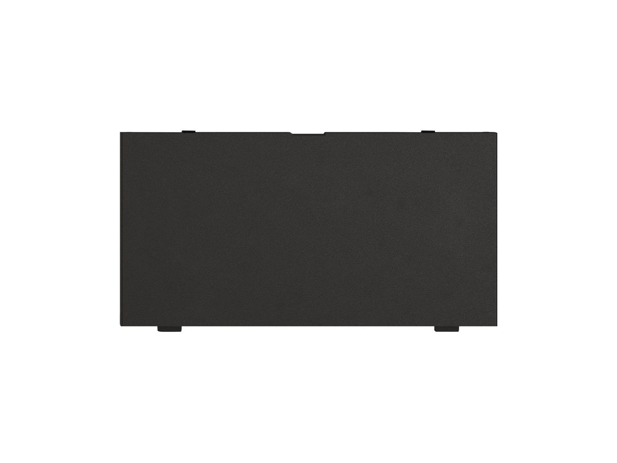 Bezeichnungsschild EDIZIO.liv 59.5×30.4mm gravierbar schwarz