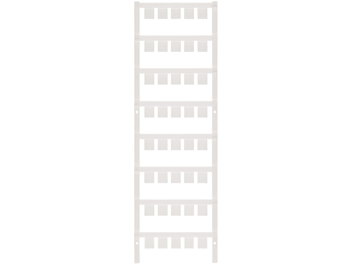 Gerätemarkierer Weidmüller MultiCard ESG steckbar 10×9mm PA66 weiss