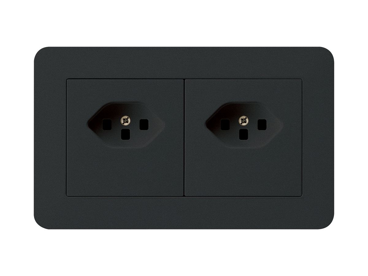 UP-Kombination kallysto.trend Gr.I-I horizontal 2×Typ 23 m.Schraubkl.C schwarz