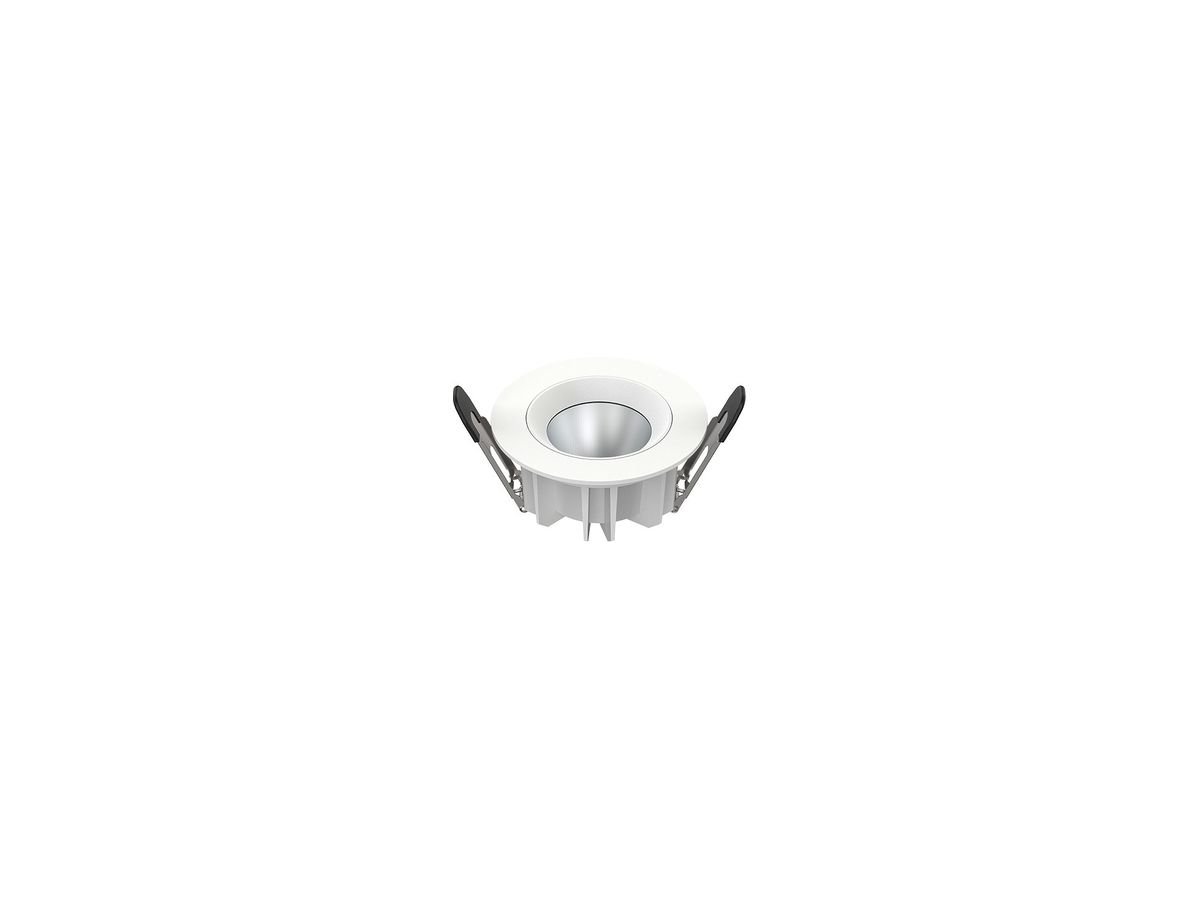 LED-Downlight SLV DOWNLIGHT P 84 6W 530…1480lm 3000K IP54 WB Ø68mm weiss