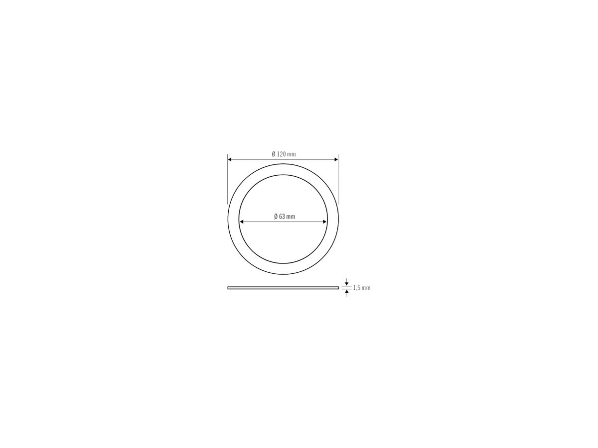 Adapterring ESYLUX ELSA 68