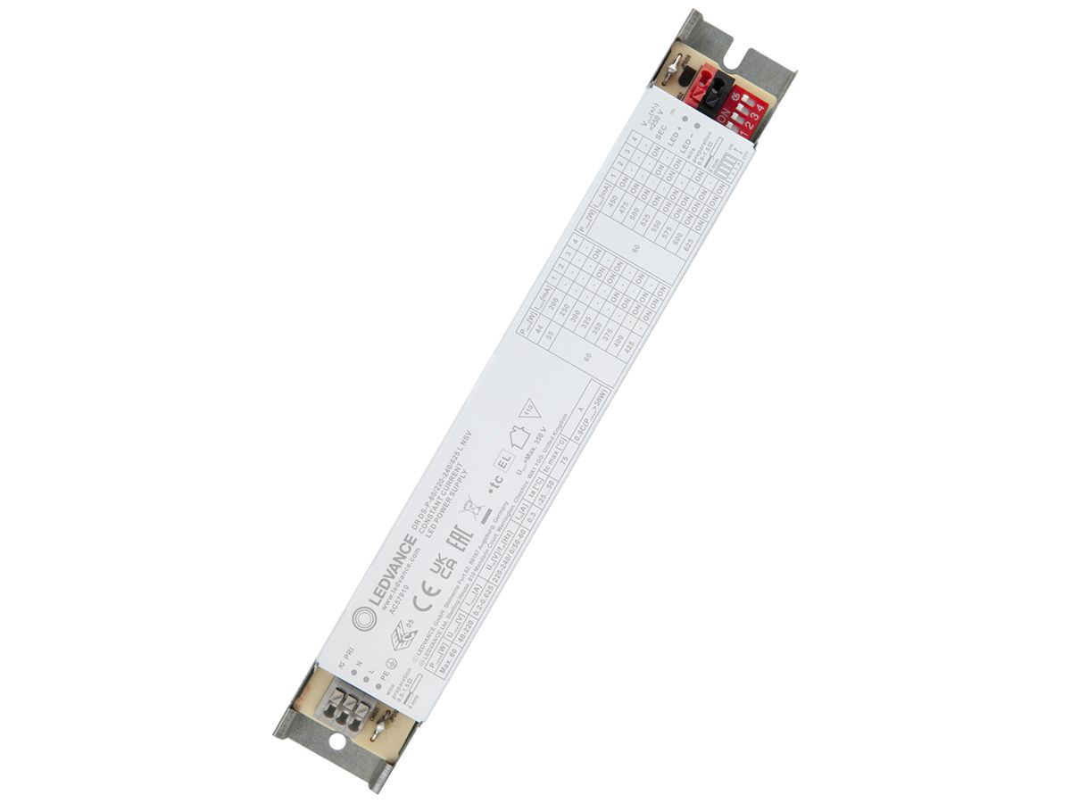 LED-Betriebsgerät LEDVANCE DR DS-P 44…60W 40…220V 200…625mA ON/OFF