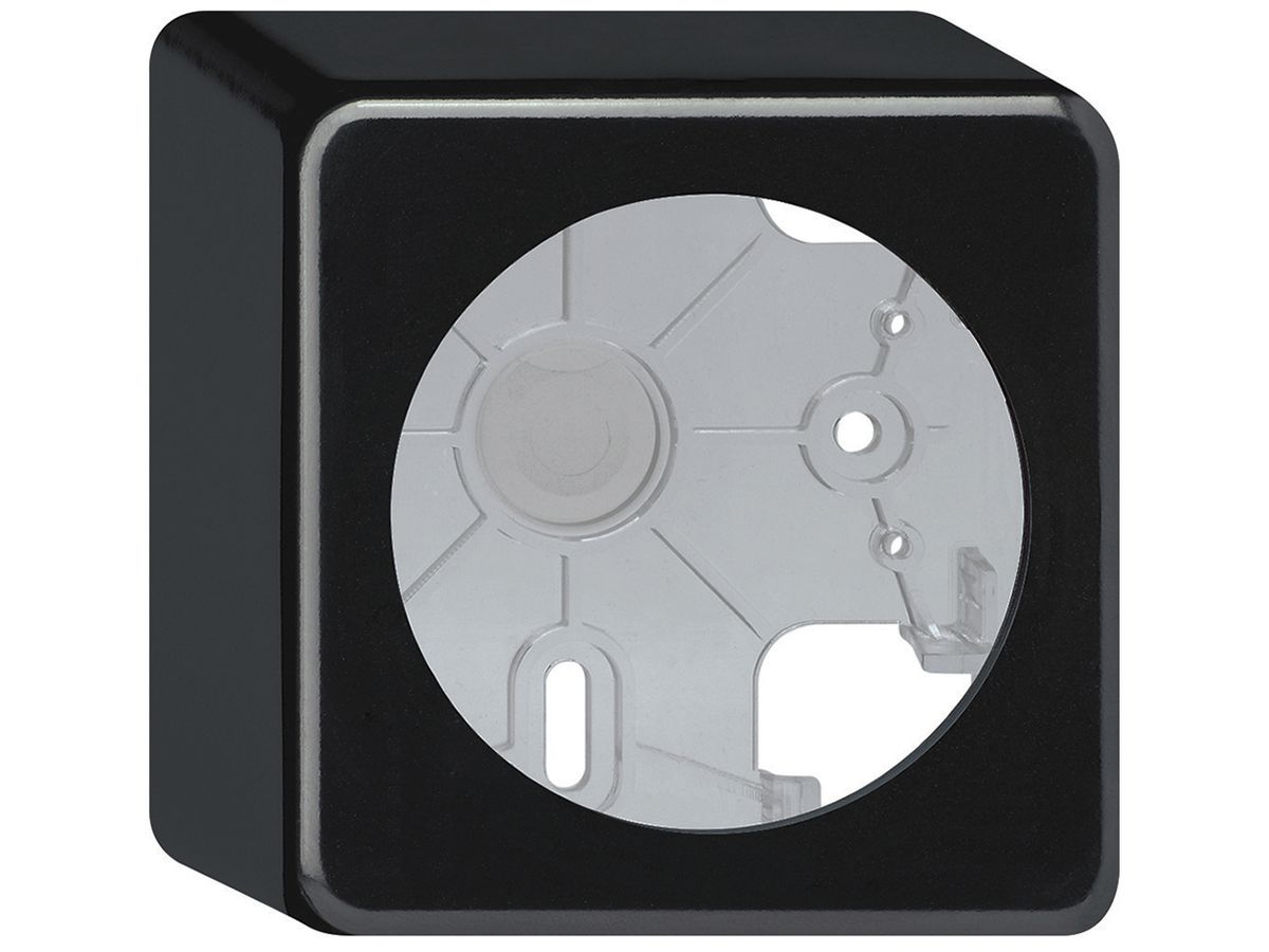 AP-Montageset origin 1×1 horizontal und vertikal 88×88×54mm schwarz