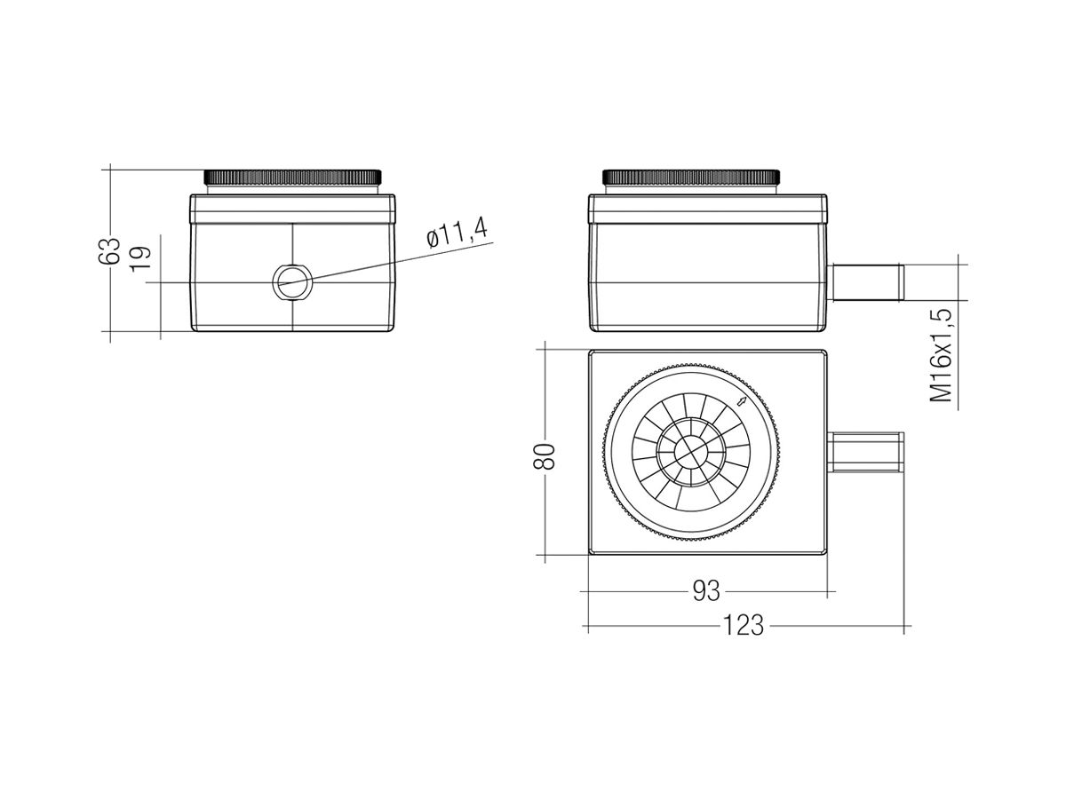 Aufbaugehäuse Tridonic ACU BOX IP65 Kunststoff weiss