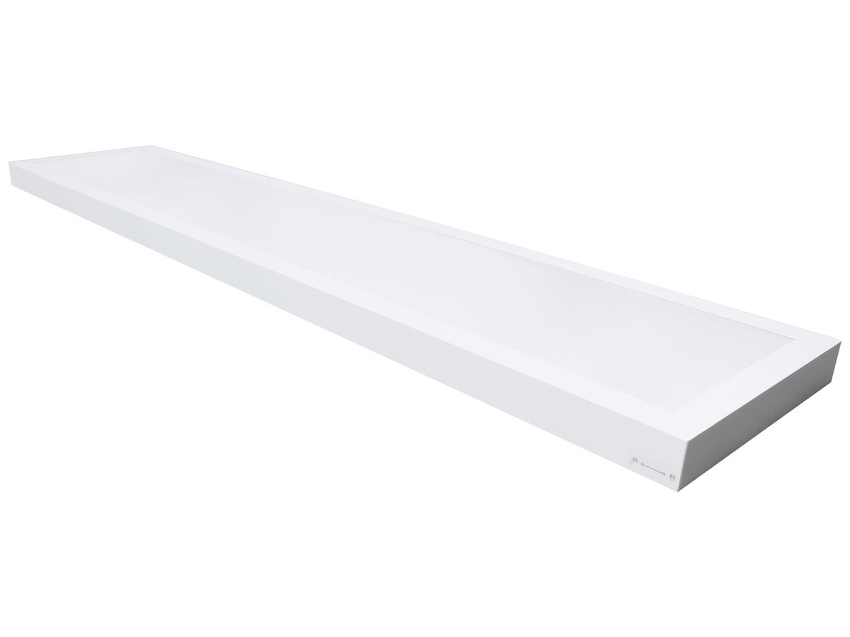 LED-Decken-/Wandleuchte DOTLUX PANELbig-ugr 40W 4750lm IP40 1525×48mm weiss