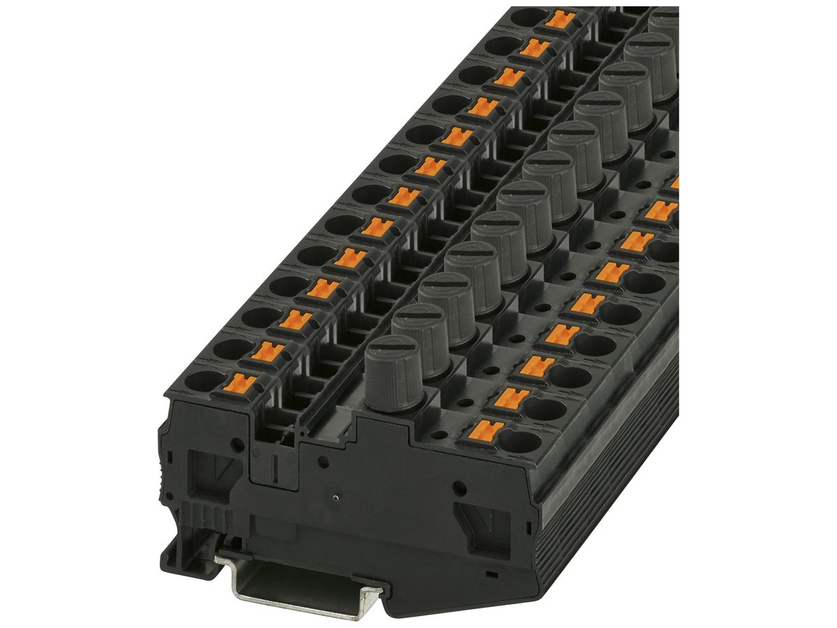 Sicherungs-Reihenklemme PX PT 6-DREHSI (5X20) 10mm² 10A 1000V 1 TH35 sz
