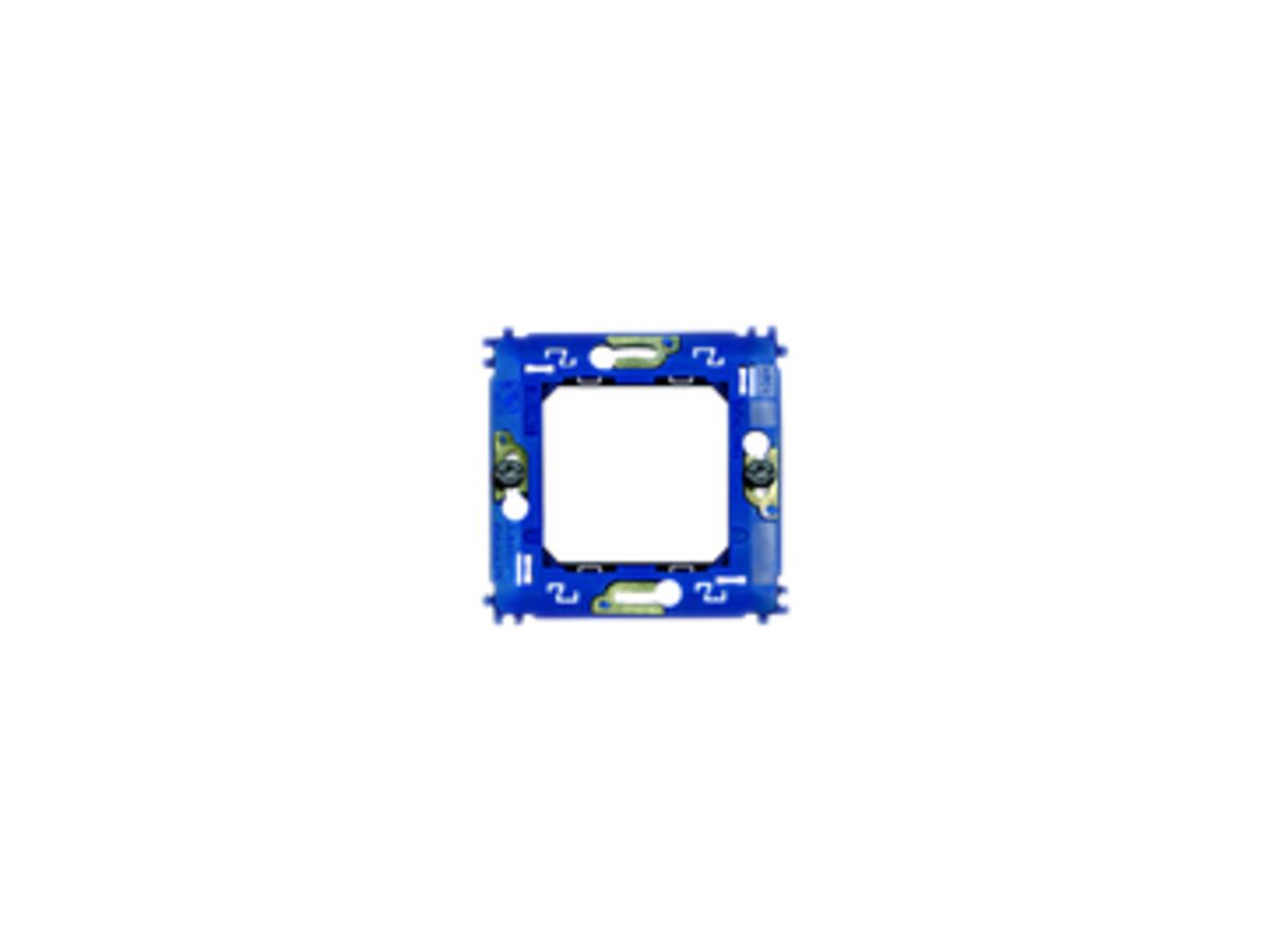 Modulträger Legrand Light für 2 Module Achsdistanz 71mm, blau