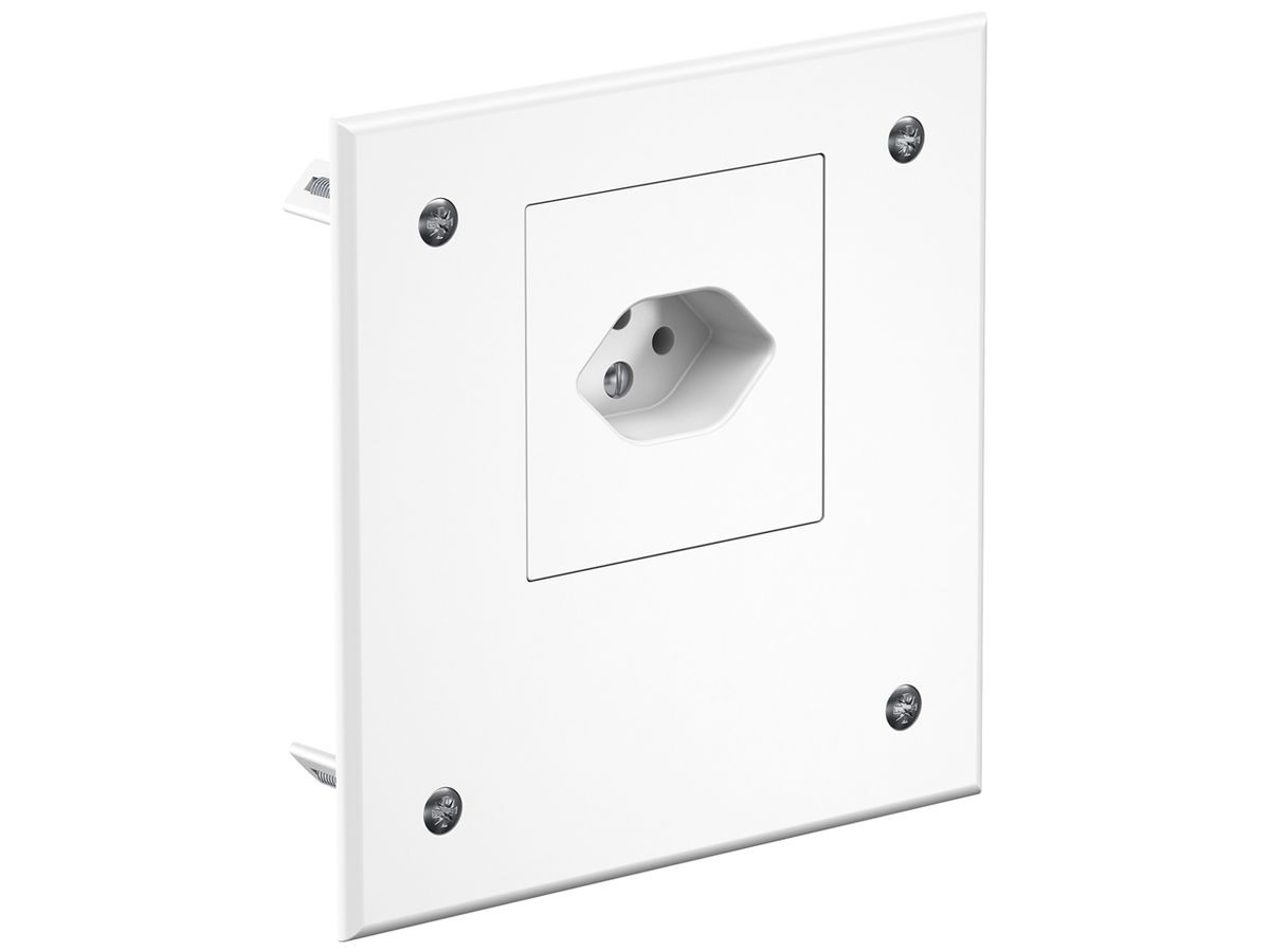 Schraubdeckel AGRO 130×130mm weiss mit 1×T13