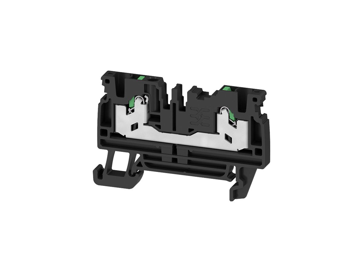Durchgangs-Reihenklemme WM S2C 2.5mm² 24A 800V SNAP IN 2×1 TH35 sz