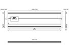 SPS-Profilschiene 19" Siemens SIMATIC S7-1500, mit Erdungsschraube